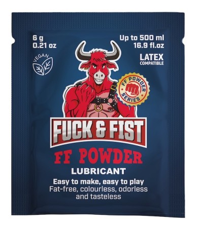 Lubrikační gel v prášku Fuck & Fist FF Powder 6 g